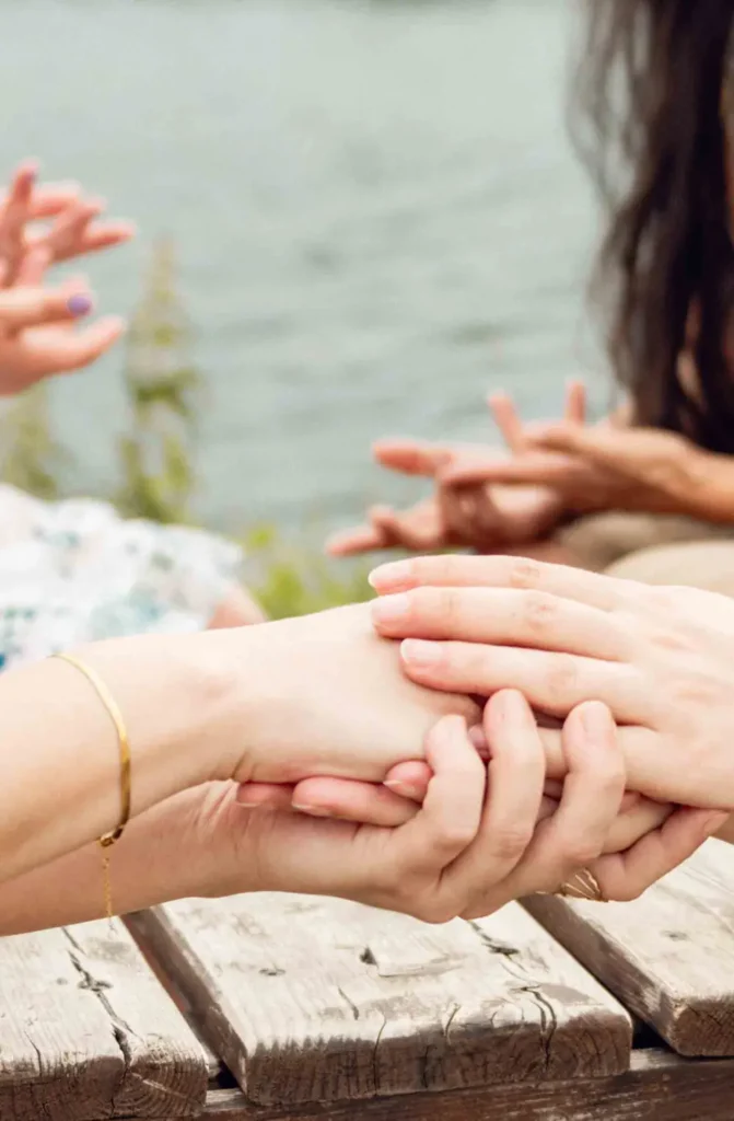 Beratung Hände halten